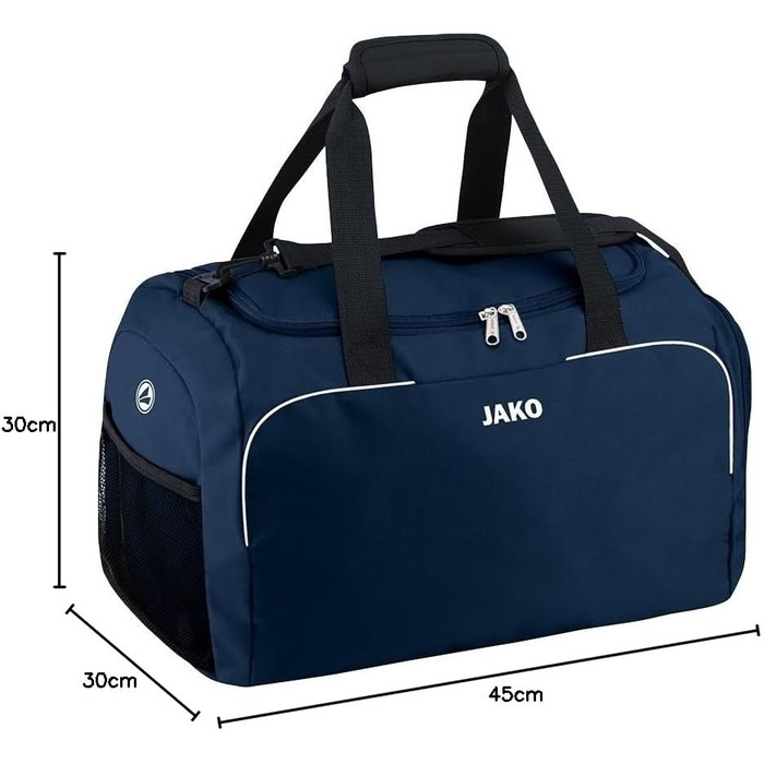 Спортивна сумка JAKO Classico, Senior 55 x 35 x 32 см (ДхШхВ), (2 (Junior), Navy)