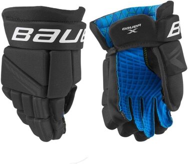 Рукавичка Bauer S21 X для хокею чорна/біла