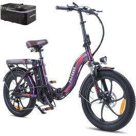 Велосипед Fafrees F20 PRO E-Bike 250W 36V 18AH 40Nm (фіолетовий)