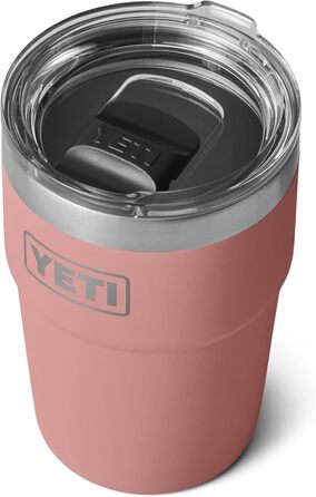 Кружка YETI Rambler з магслайдером, 16 унцій (рожевий пісковик)