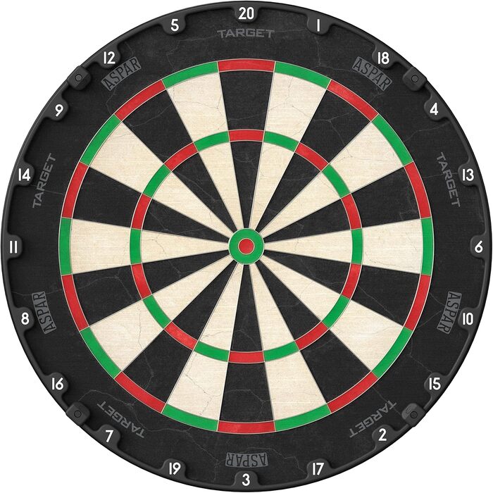 Мішені для дартсу Aspar Dart Board Сизаль, поворотне кільце, тонкий дріт