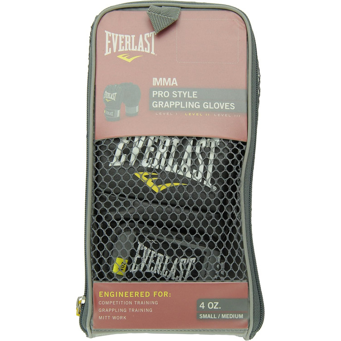 Рукавички для грепплінгу Everlast Pro Style MMA S/M Black