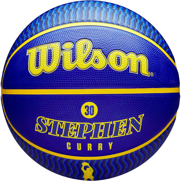 Баскетбол на відкритому повітрі WILSON NBA Player Icon розмір 17,8-74,9 см та міні розмір 7 Стівен Каррі