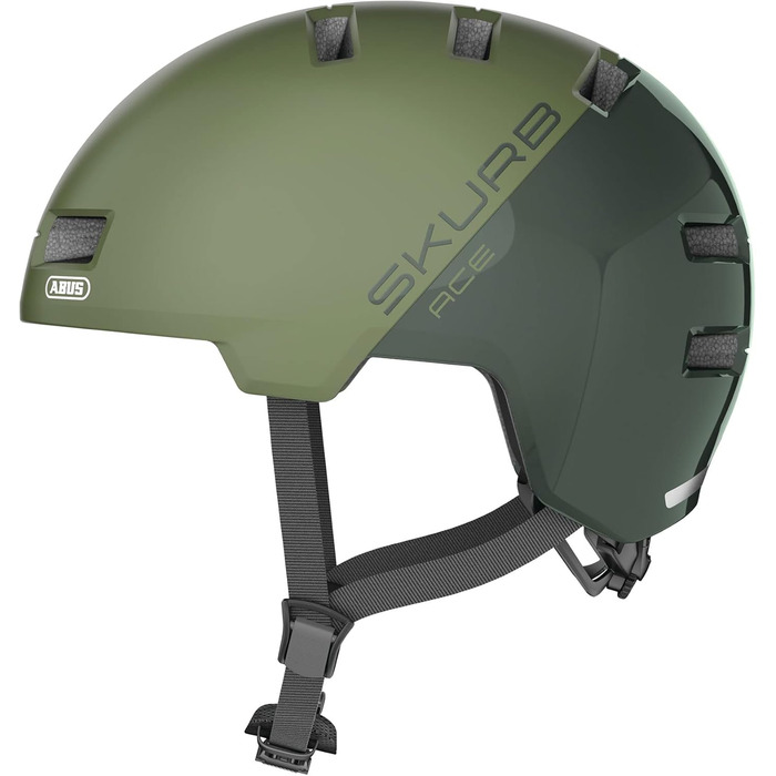 ABUS Stadthelm Skurb ACE – стильний велосипедний шолом для міста, скейтборду, BMX та лонгборду