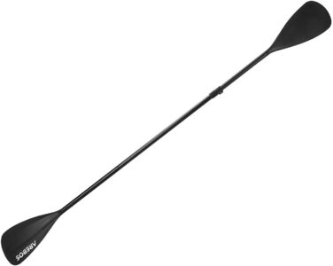 Arebos 2-в-1 весло для SUP, каное та каяка, алюмінієве, розсувне 156-215 см