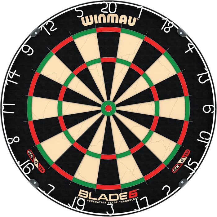 Дошка для дартсу WINMAU Blade 6 з об'ємним звучанням + 2 набори дартсу