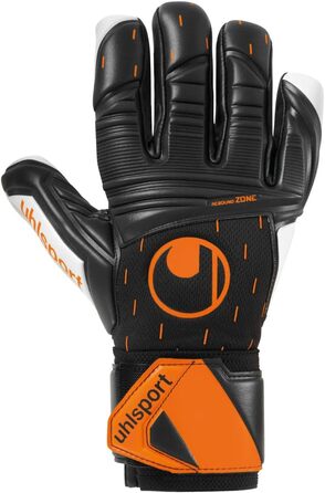 Рукавички воротаря uhlsport Speed Contact Supersoft (чорні/білі/помаранчеві)