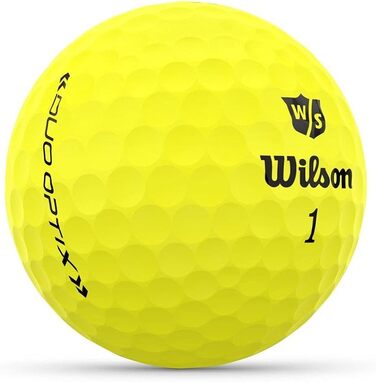 М'ячі для гольфу Wilson Staff Duo Optix, 12 шт., матові, легко знайти