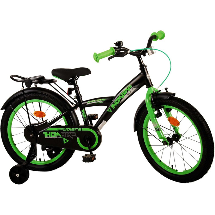 Велосипед Volare Thombike Boys 18 Чорний/Зелений