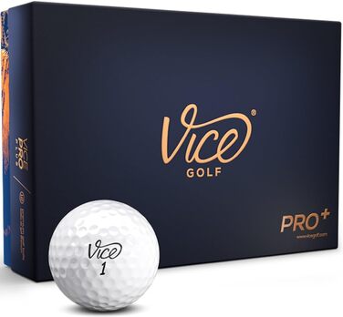 М'ячі для гольфу Vice Pro Plus (упаковка може відрізнятися)