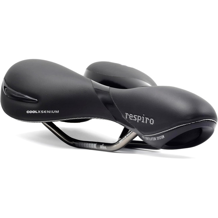 Сідло спортивне Selle Royal Respiro чорне 25,6х22,7 см