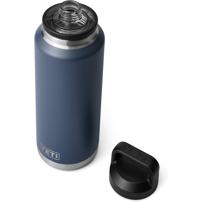 Термос-фляга YETI Rambler 1,4 л з кришкою Chug, синя