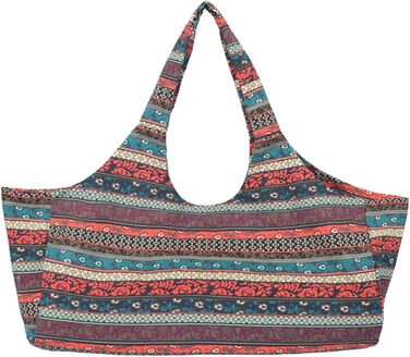 Сумка на блискавці Yoga Atte Bag велика, великої місткості для жінок і жінок, портативна полотняна сумка для йоги All-in-One Yoga atte Bag (M, червона)