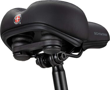 Сидіння велосипедне Schwinn Comfort, універсальне для жінок і чоловіків