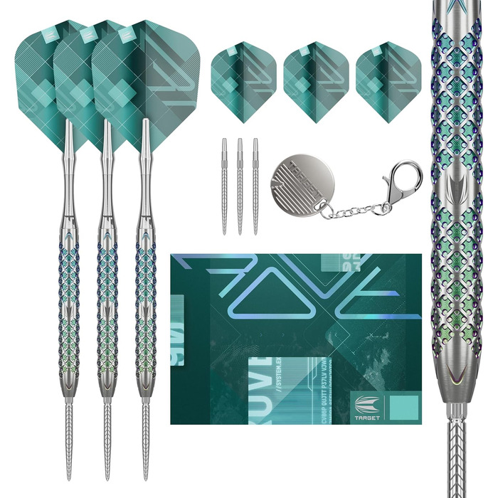 Мішені для дротиків Rove Swiss Point Steeldarts, 90% вольфрам, 23G