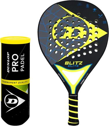 М'ячі для паделу Dunlop Pro, 4 трубки по 3 падел-м'ячі кожна, високоякісні м'ячі для падел-м'ячів, для гри з падельними м'ячами Champions, ідеально підходять для турнірів, виграшних ударів