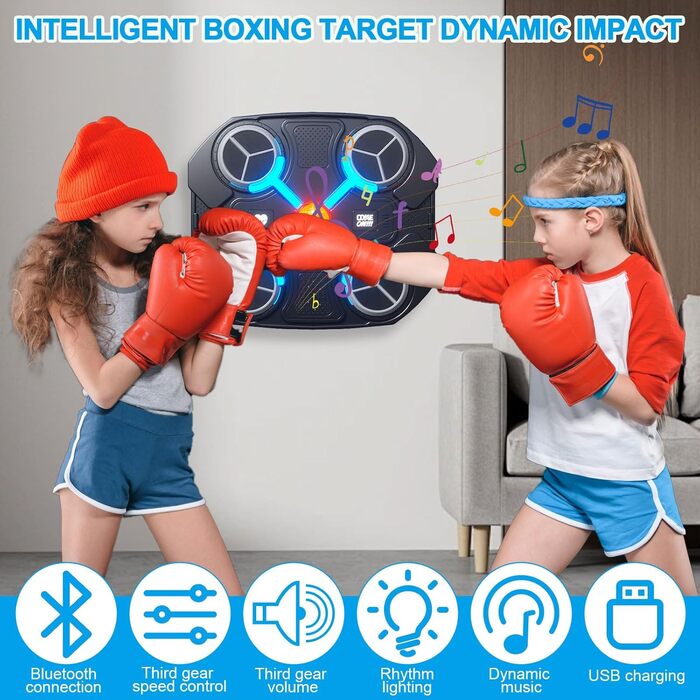 Боксерський тренажер , Bluetooth-бокс, Smart Boxing, настінний"