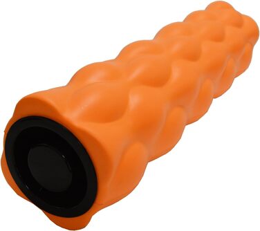 Масажний ролик Yoga Roller Fascia Roller з піни, довжина 46 см, 13 х 11 см, колір рожевий