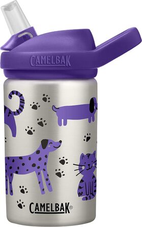 Дитяча пляшка для води CamelBak Eddy+ з малюнком Коти і Собаки, універсальний розмір