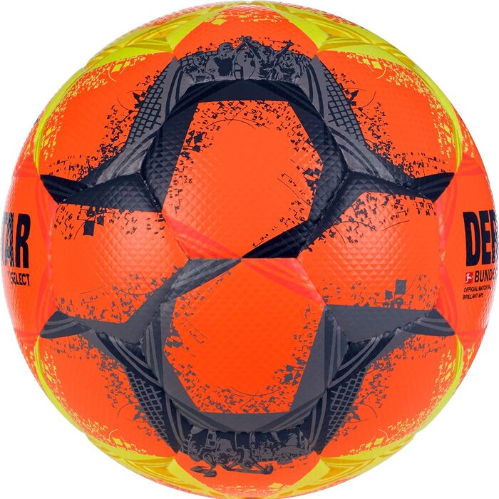Футбольний м'яч Derbystar Bundesliga Brillant APS High Visible, офіційний, висока видимість