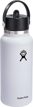 Пляшка для води Hydro Flask з широким горлом, кришка з трубочкою, індиго, 1,2 л