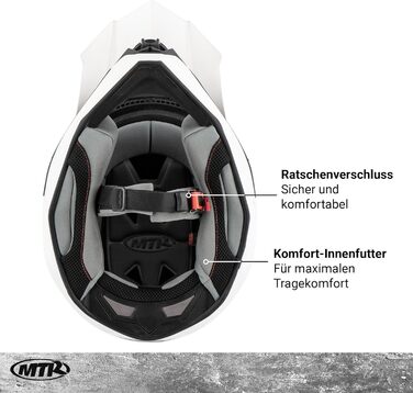 Мотокросовий шолом MTR X6B Evo, сертифікований ECE 22.06, крос-шолом без візору з вентиляцією, повнолицевий для мотоциклів, MTB, Downhill, розміри XS-XXL