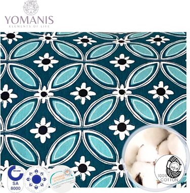 Подушка для йоги та медитації YOMANIS Crescent Chandra Half Moon Zafu шириною 40 см, висота сидіння 14 см, соціальна, ярмаркова, органічна бавовна Oeko-Tex сертифікат, органічне лушпиння спельти Demeter, подушка для подорожей, також як подушка для годуван