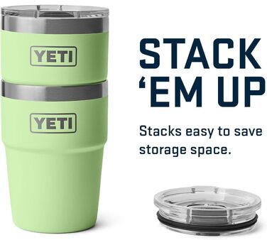 Кружка YETI Rambler з кришкою Magslider, 16 унцій (Key Lime)