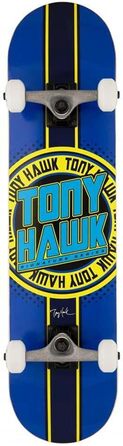 Значок скейтборду з логотипом Tony Hawk SS 180, синій/жовтий, ширина 19,1 см