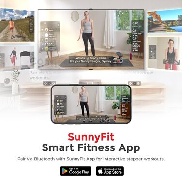 Степпер Sunny Health & Fitness Twist зі стрічками опору