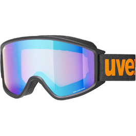 Гірськолижні окуляри Uvex Unisex G.gl 3000 CV (1 упаковка) один розмір чорний килимок/синьо-помаранчевий