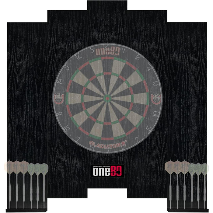 Захисне кільце та плівка для дартсу, 80 Dartboard Surround, чорний