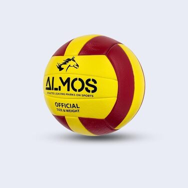 Волейбольний м'яч Almos для тренувань, зелено-бірюзовий, для залу і вулиці, професійний, для дорослих, офіційний розмір
