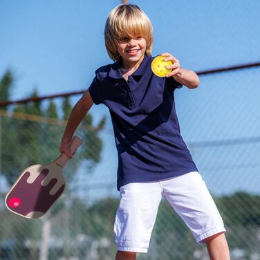 Набір Eliwdshen Pickleball 4 весла скловолокно, м'ячі, сумка для початківців