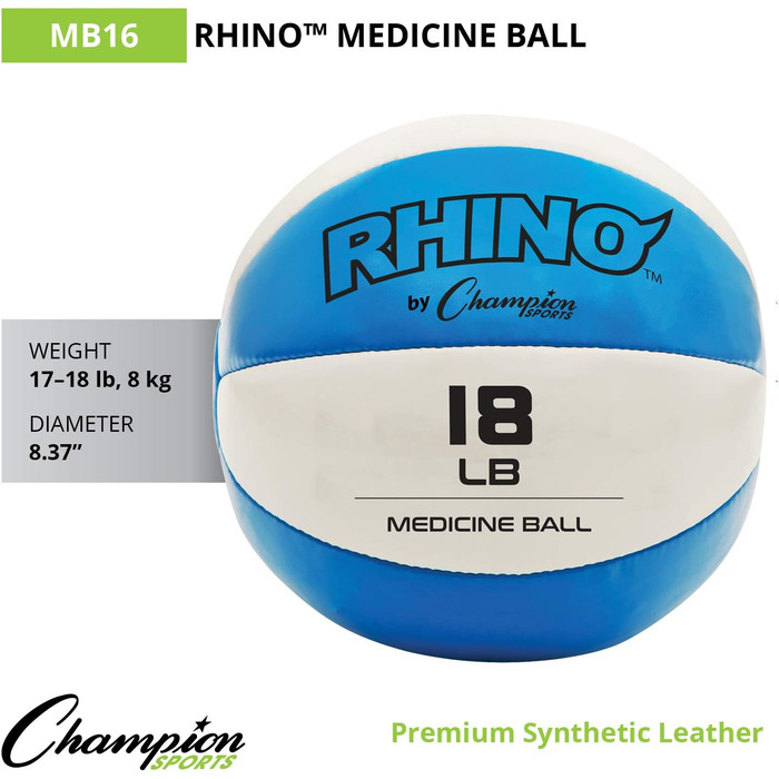 Медичний м'яч Champion Sports зі шкіри