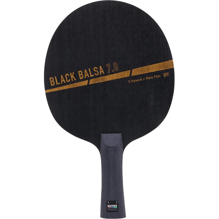 Основа для настільного тенісу VICTAS Holz Black Balsa 7.0, легка, швидка, 7 шарів