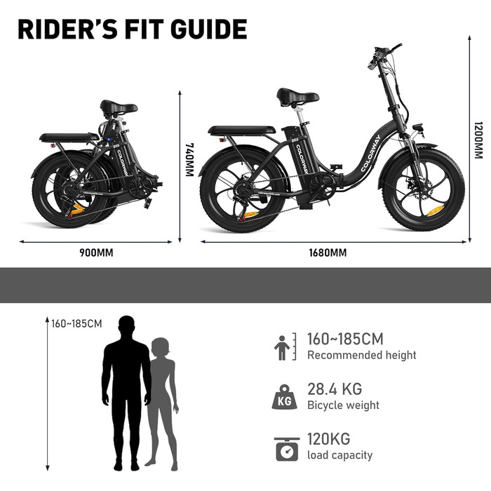 Електровелосипед  Вт 36В/15Агод, 45-100км, 7 швидк., 20" Fat Tires, 250