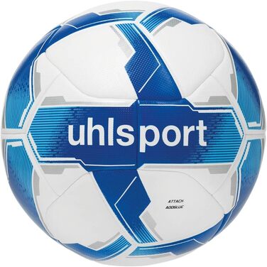 Футбольний м'яч Uhlsport Attack Addglue розмір 5 біло-синій