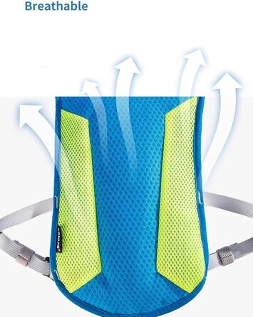 Пакет для бігу Hydration Pack (сірий), 5.5L ультралегкий