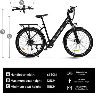 Електровелосипед EBike Ступінчастий 250Вт 36В/15Агод до 100км 27.5' 7-шв.