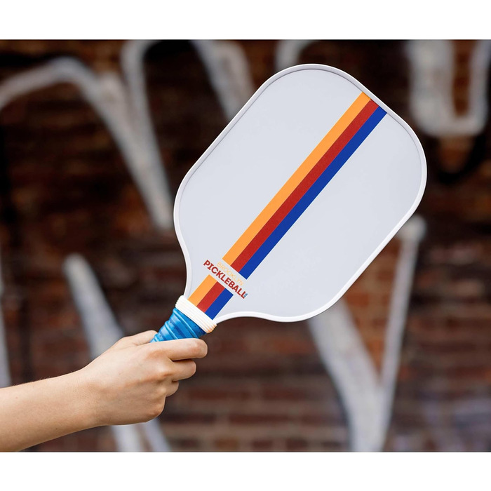 Набір для піклболу Brooklyn Pickleball Co: 2 білі карбонові ракетки, 4 м'ячі, чохол, рельєфна нековзна ручка, стартовий комплект
