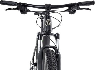 Чоловічий 16-швидкісний дисковий велосипед MTB Shimano Axess Brash (чорний матовий, 14 дюймів)