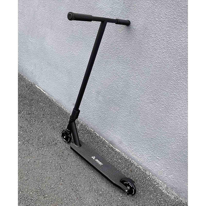 З легкою алюмінієвою декою Freestyle Pro Scooter Stunt Trick Scooter Scooter для дорослих - ABEC 7 Stock Black