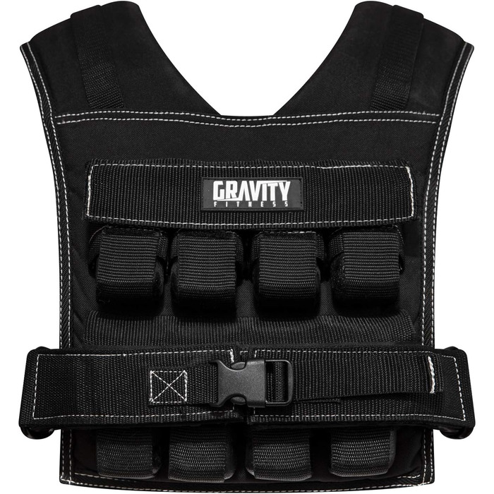 Жилет з обтяженням Gravity Fitness - 15 кг - 20 кг - повністю регулюється. Гімнастика, кроссфіт, силові тренування, домашнє та комерційне використання. 20,0 кг 20