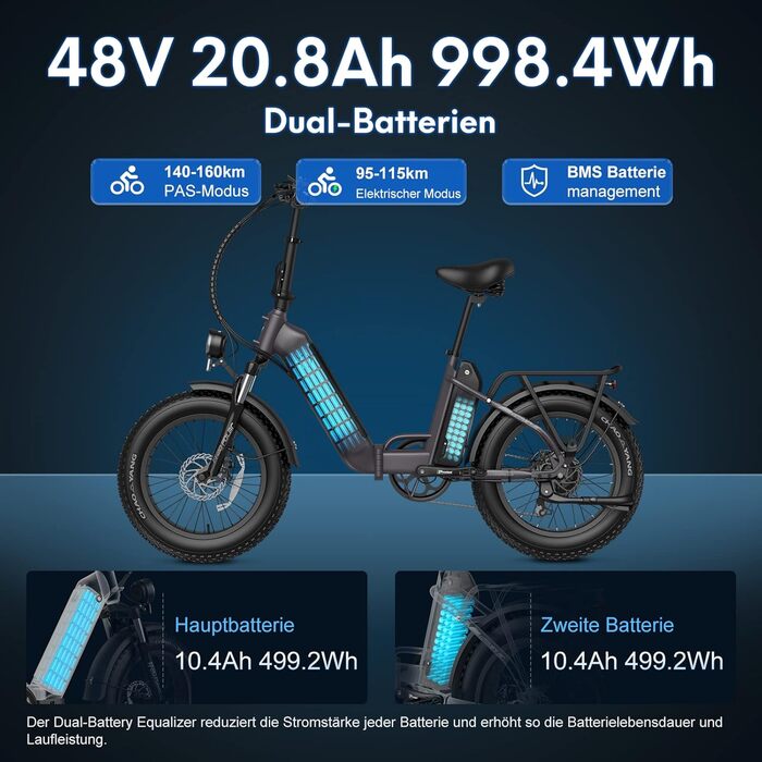 Велосипед Fafrees FF20 Polar Fatbike E-Bike 20