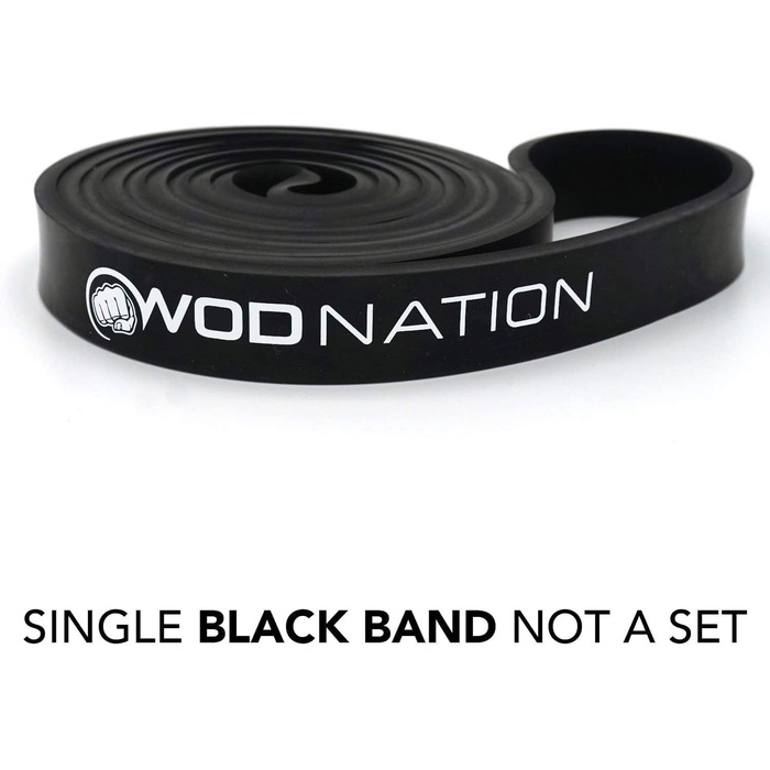 Петля для підтягувань WOD Nation 41 дюйм – еспандер-стрічка для підтягувань, кросфіту, фітнесу, розтяжки, мобільності
