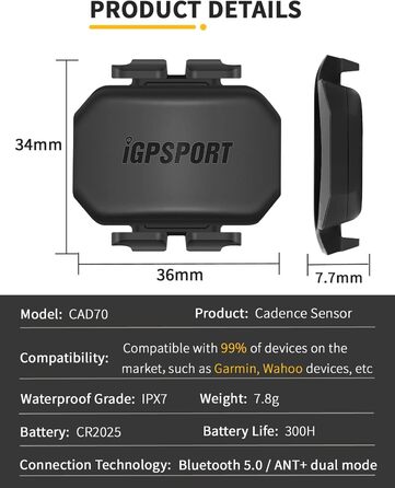 Велокомп'ютер iGPSPORT BSC300 кольоровий 2,4