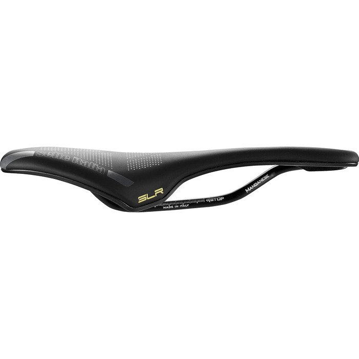 Сідло Selle Italia SLR Boost TI 316 Superflow TDF, чорний/жовтий, L3