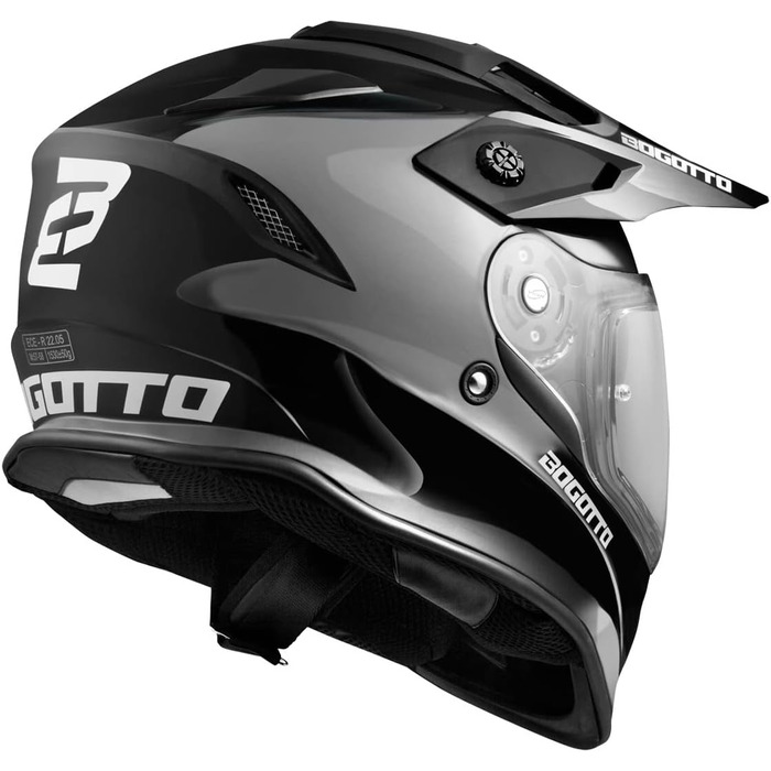 Шолом для ендуро Bogotto V331 XS чорний, мотошолом