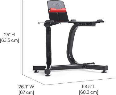 Стійка для гантелей Bowflex з медіа-стійкою